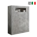 High sideboard 2 doors modern concrete Sior Ct Urbino On Sale