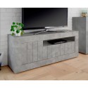 Living room TV stand 3 doors 138cm concrete modern Jaor Ct Urbino Sale