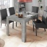 Modern dining table 90x137-185cm extendable concrete Fold Urbino Discounts