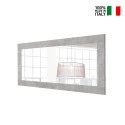 Wall mirror 75x170cm with concrete grey frame Alma Urbino On Sale