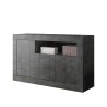 Urbino Ox M Modern Black Buffet Cabinet, 3 Doors, Living Room Offers