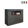 Sideboard living room modern black sideboard 2 doors 110cm Minus Ox Urbino On Sale