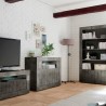 Sideboard living room modern black sideboard 2 doors 110cm Minus Ox Urbino Sale