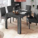 Modern design extending table 90x137-185cm wood black Diogo Urbino Discounts