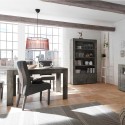 Modern design extending table 90x137-185cm wood black Diogo Urbino Choice Of