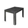 Modern design extending table 90x137-185cm wood black Diogo Urbino Sale