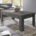 Modern Black Coffee Table for Living Room 65x122cm Morris Urbino Promotion