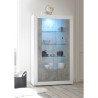 Modern living room showcase glossy white cement grey 2 doors Dern BC Sale