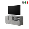 Modern design TV stand 121x42cm concrete grey Petite Ct Dama On Sale