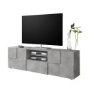 Tecum Ct Dama Cement Chess Design TV Stand with 2 Doors and Drawer Offers