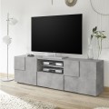 Tecum Ct Dama Cement Chess Design TV Stand with 2 Doors and Drawer Promotion