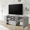 Tecum Ct Dama Cement Chess Design TV Stand with 2 Doors and Drawer Discounts