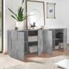 Sideboard Buffet Cabinet 4 Doors, 241cm, Concrete Grey, Dama Ct L Catalog