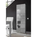 Modern living room showcase concrete effect 1 glass door Bee Ct Dama Discounts