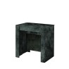 Wing dining table 54-252cm black modern extending console table On Sale