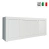 Sideboard living room cupboard 4 doors 207cm modern glossy white Altea Wh On Sale
