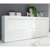 Sideboard living room cupboard 4 doors 207cm modern glossy white Altea Wh Bulk Discounts