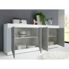 Modern living room sideboard 4 doors glossy white cement 207cm Altea BC Choice Of