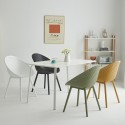 Modern chair for outdoor bar garden kitchen dining room Arielle Model