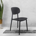 Chair modern design polypropylene kitchen outdoor dining room Nantes On Sale