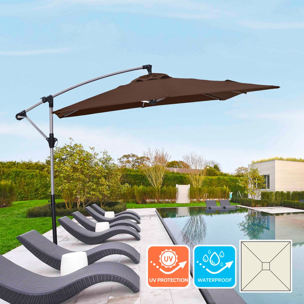 Ipanema Garden Cantilever Umbrella 2.5x2.5 with Offset Lateral Pole