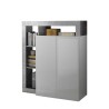 Blume BC High Gloss White Sideboard Cabinet for Kitchen or Living Room with 2 Doors Offers