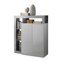 Blume BC High Gloss White Sideboard Cabinet for Kitchen or Living Room with 2 Doors Sale