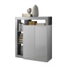 Blume BC High Gloss White Sideboard Cabinet for Kitchen or Living Room with 2 Doors Sale