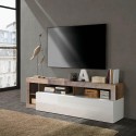 Glossy white wooden TV cabinet wit Dorian BP Catalog