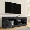 Black marble effect Modern living room TV stand Diver MB Basic. Catalog