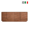 241cm Wood Sideboard 2 Doors 3 Drawers for Living Room Jupiter MR L1 On Sale