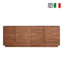 Jupiter MR L1 Sideboard for Living Room, 241cm, 2 Doors 3 Drawers, Wood On Sale