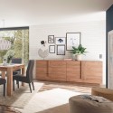 241cm Wood Sideboard 2 Doors 3 Drawers for Living Room Jupiter MR L1 Discounts