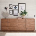 Jupiter MR L1 Sideboard for Living Room, 241cm, 2 Doors 3 Drawers, Wood Promotion