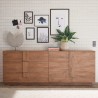 Jupiter MR L1 Sideboard for Living Room, 241cm, 2 Doors 3 Drawers, Wood Promotion
