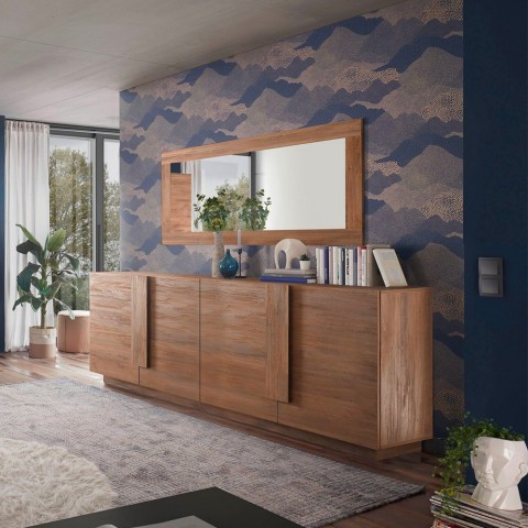 Wooden 241cm 4-door design living room sideboard buffet Jupiter MR L2 Promotion