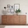 Wooden 241cm 4-door design living room sideboard buffet Jupiter MR L2 Discounts