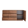 Modern wooden sideboard with 1 door and 3 drawers 182cm Jupiter MR M1. Sale
