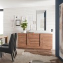 Modern wooden sideboard with 1 door and 3 drawers 182cm Jupiter MR M1. Discounts