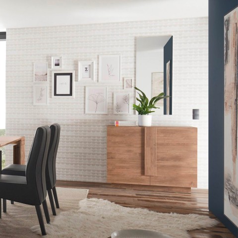 Modern 2-Door Wooden Living Room Cabinet 120cm Jupiter MR S Promotion