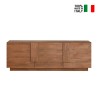 Modern wooden living room TV stand with 3 doors and base, Jupiter MR T2. On Sale