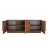 Modern wooden living room TV stand with 3 doors and base, Jupiter MR T2. Sale