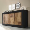 Industrial Kitchen Living Room Credenza 3-Door Wooden 160cm Modis NP Basic Discounts