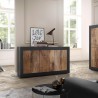 Industrial Kitchen Living Room Credenza 3-Door Wooden 160cm Modis NP Basic Sale