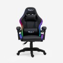 Ergonomic gaming chair LED RGB 2 cushions The Horde junior Sale