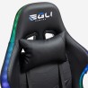 Ergonomic gaming chair LED RGB 2 cushions The Horde junior Buy