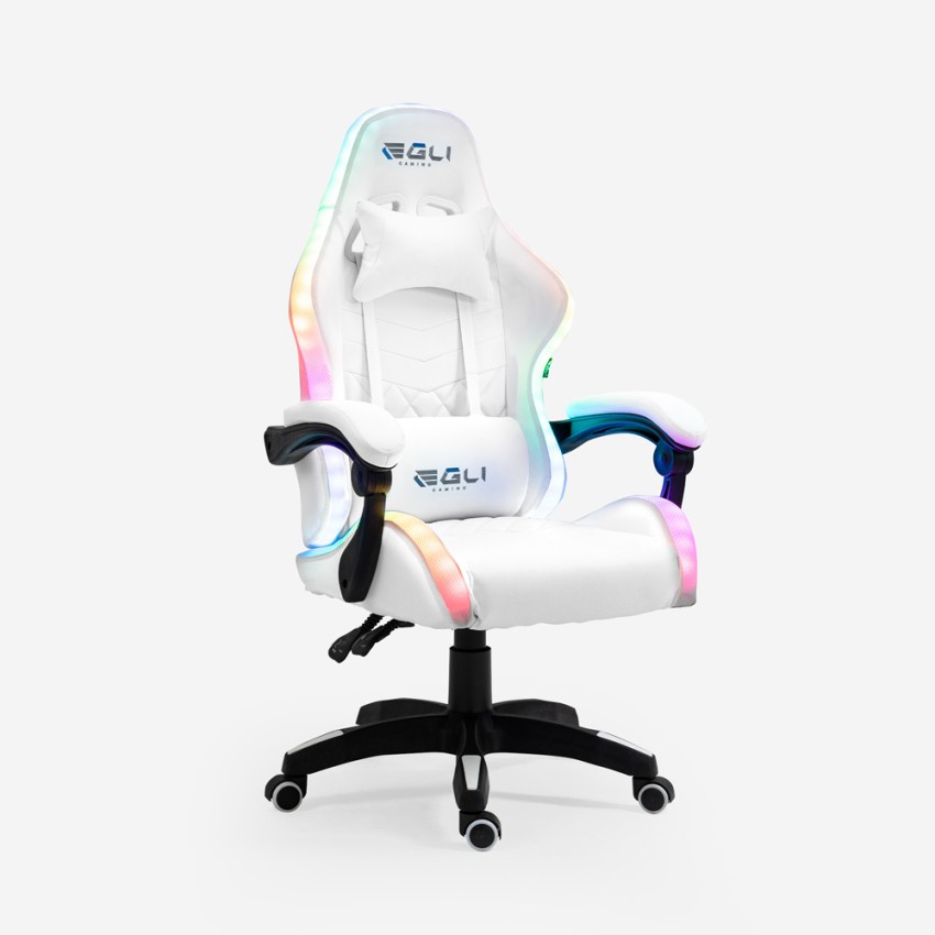 Pixy Junior Kids Gaming Chair with LED RGB Lights, Ergonomic Design Promotion