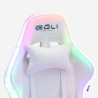 Gaming chair LED RGB lights ergonomic chair with 2 cushions Pixy Junior Buy