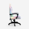 Gaming chair LED RGB lights ergonomic chair with 2 cushions Pixy Junior Discounts