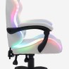 Gaming chair LED RGB lights ergonomic chair with 2 cushions Pixy Junior 
